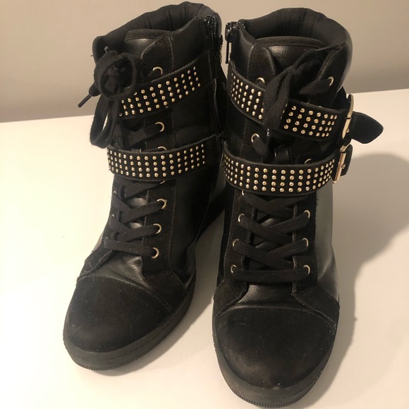 Aldo Shoes - Aldo wedge heel strap sneakers size 8.5